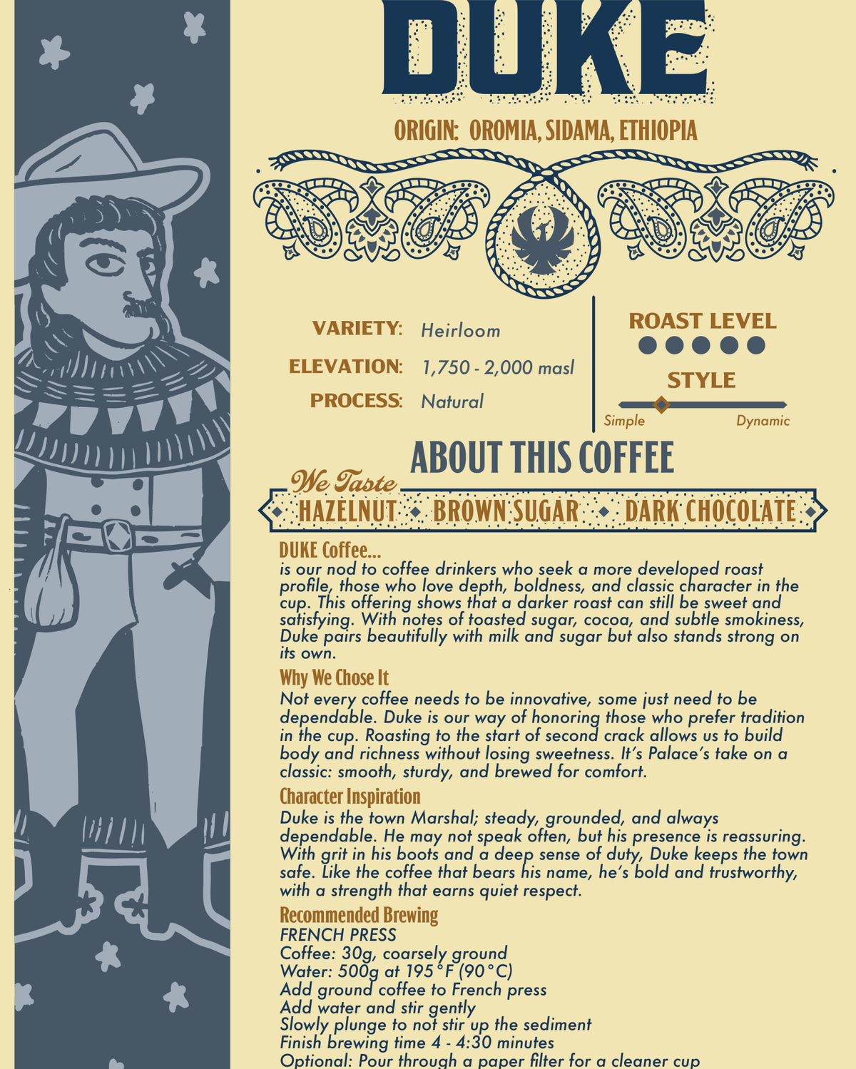 DUKE - Palace Coffee Co. - Wholebean