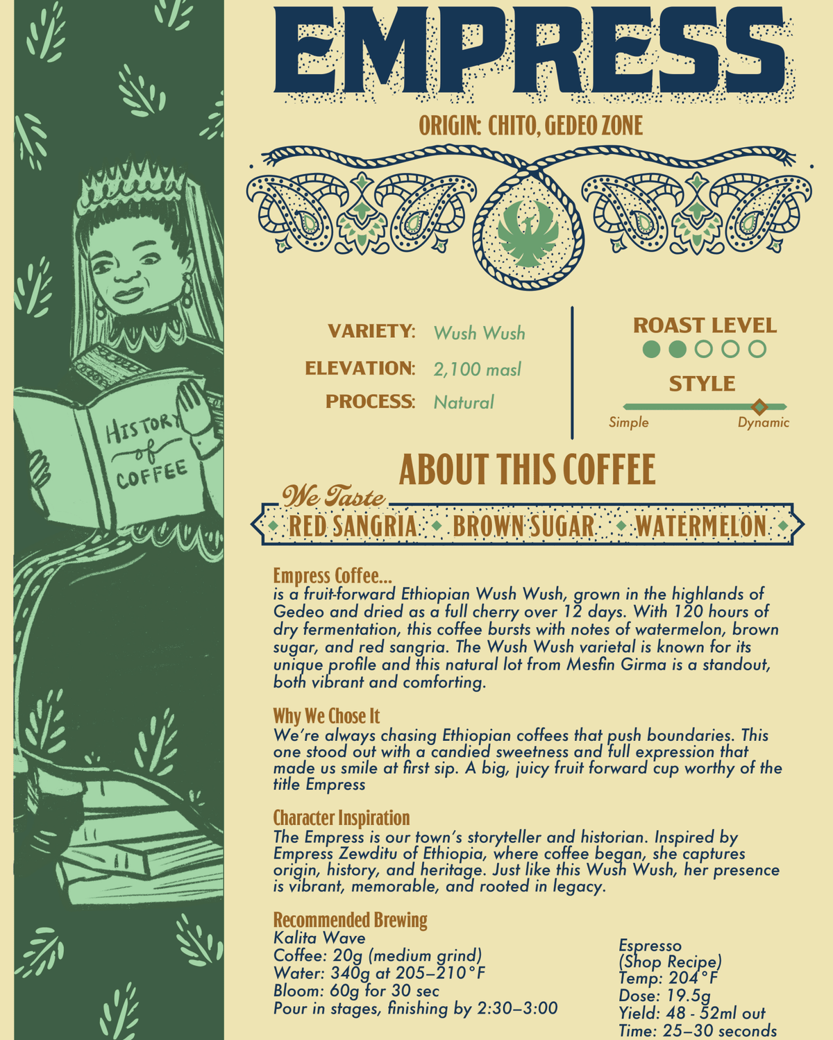 EMPRESS - Palace Coffee Co. - Wholebean