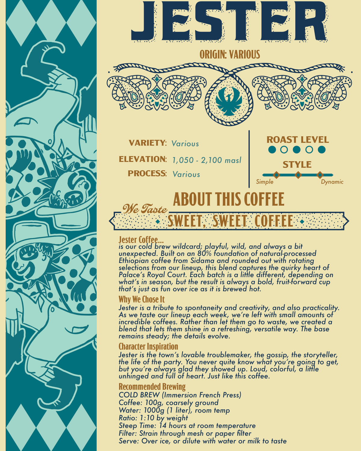JESTER - Palace Coffee Co. - Wholebean
