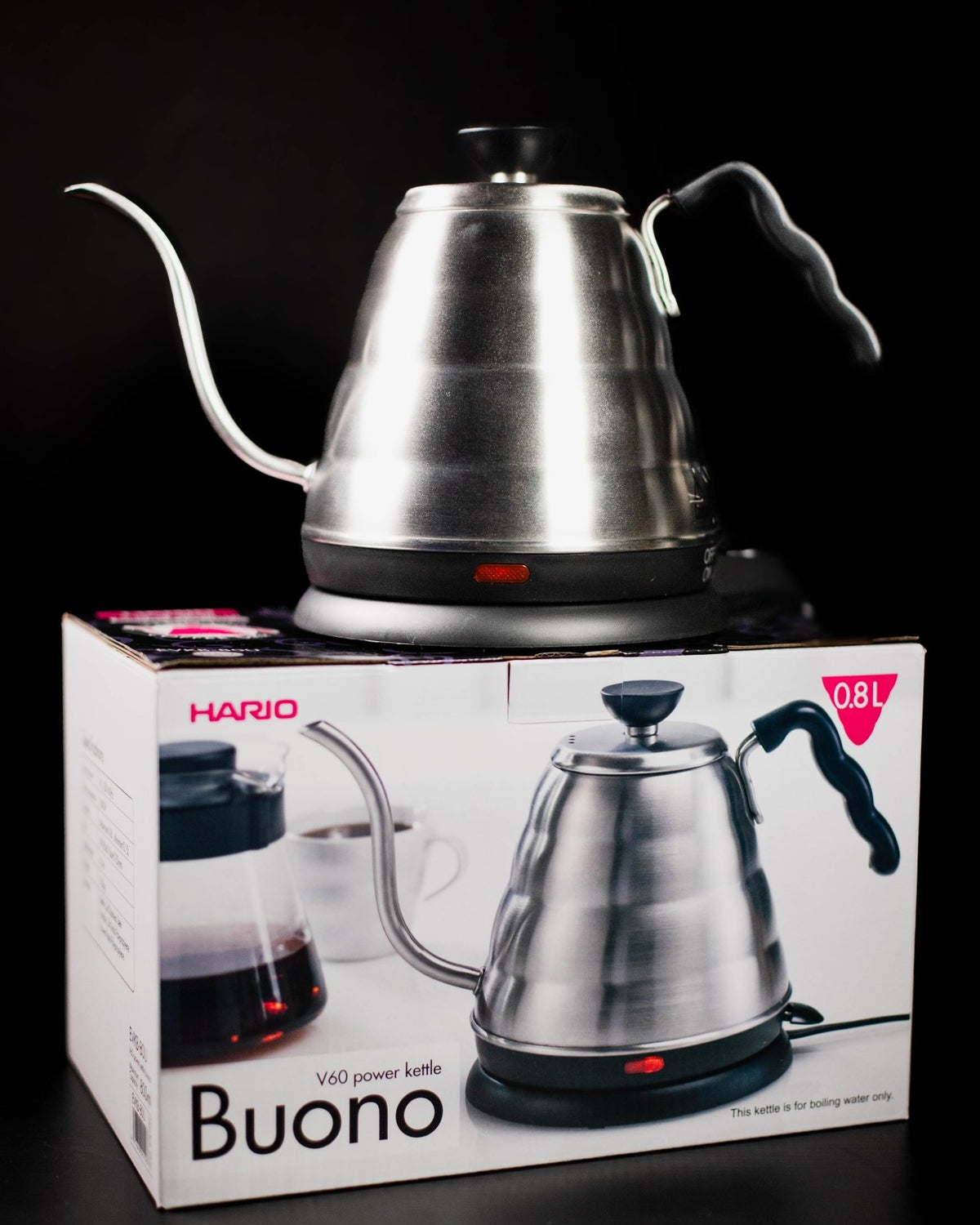 HARIO V60 "BUONO" ELECTRIC DRIP KETTLE - Palace Coffee Co. -