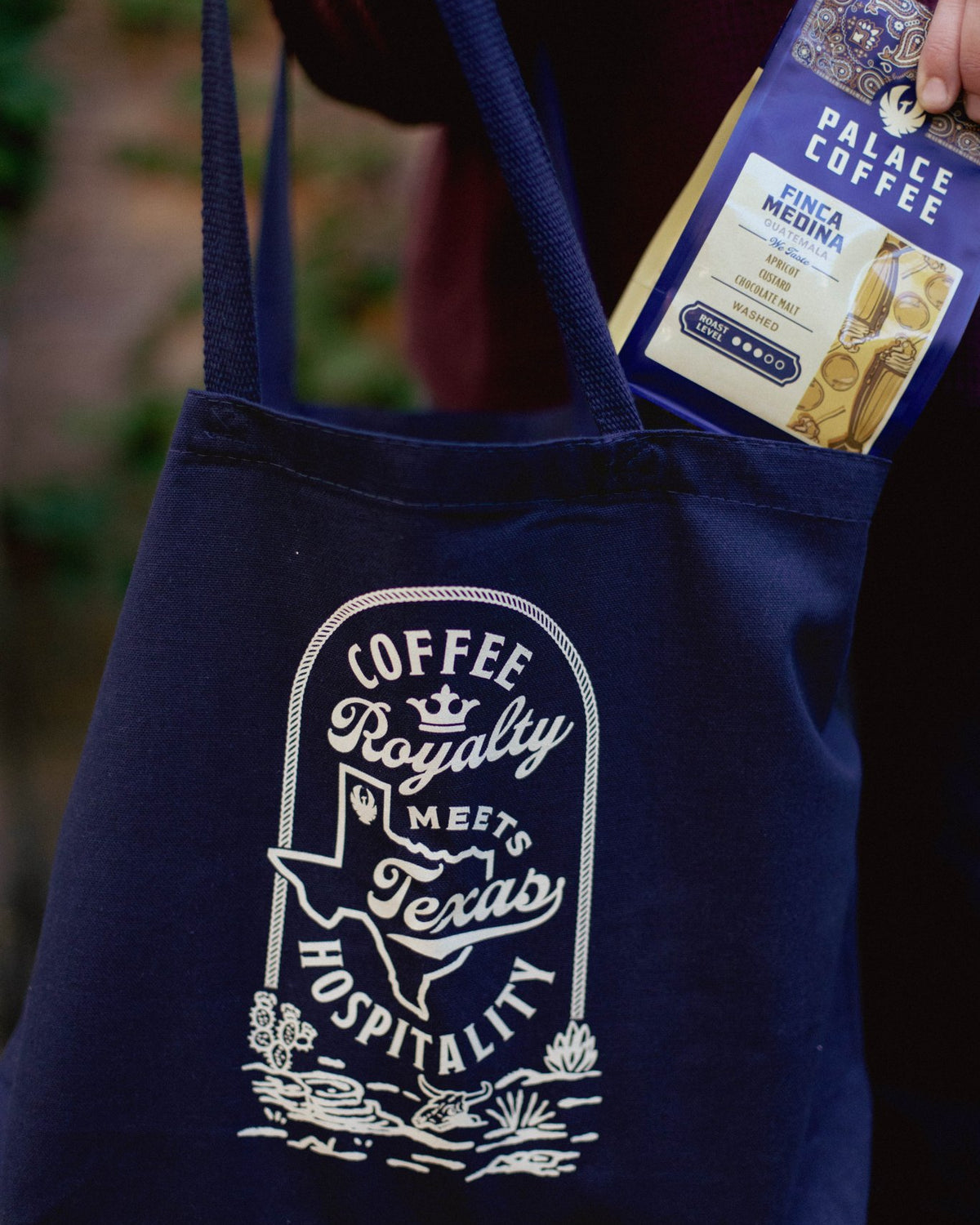 TEXAS HOSPITALITY TOTE - Palace Coffee Co. - Merch
