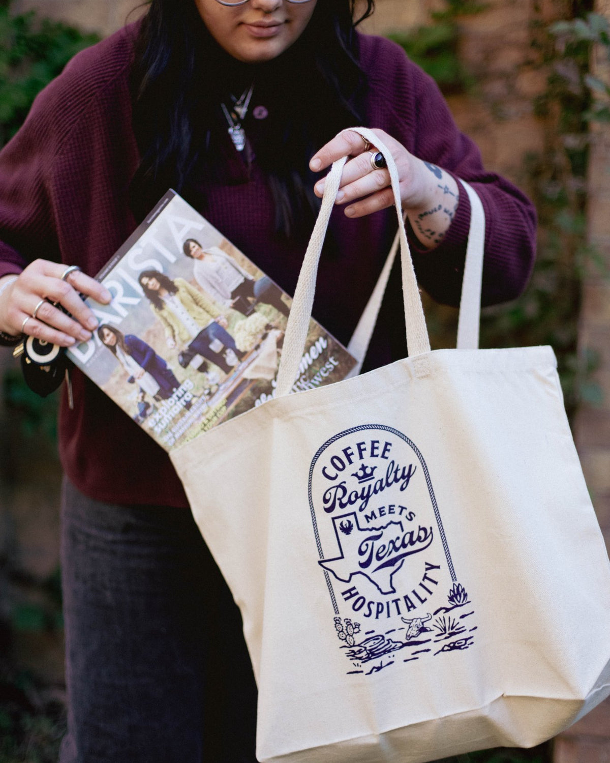 TEXAS HOSPITALITY TOTE - Palace Coffee Co. - Merch