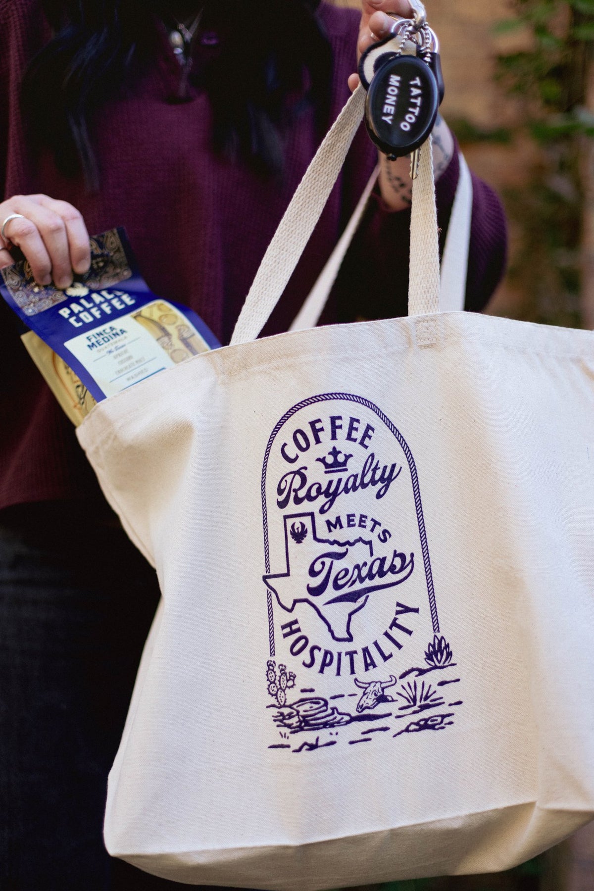 TEXAS HOSPITALITY TOTE - Palace Coffee Co. - Merch