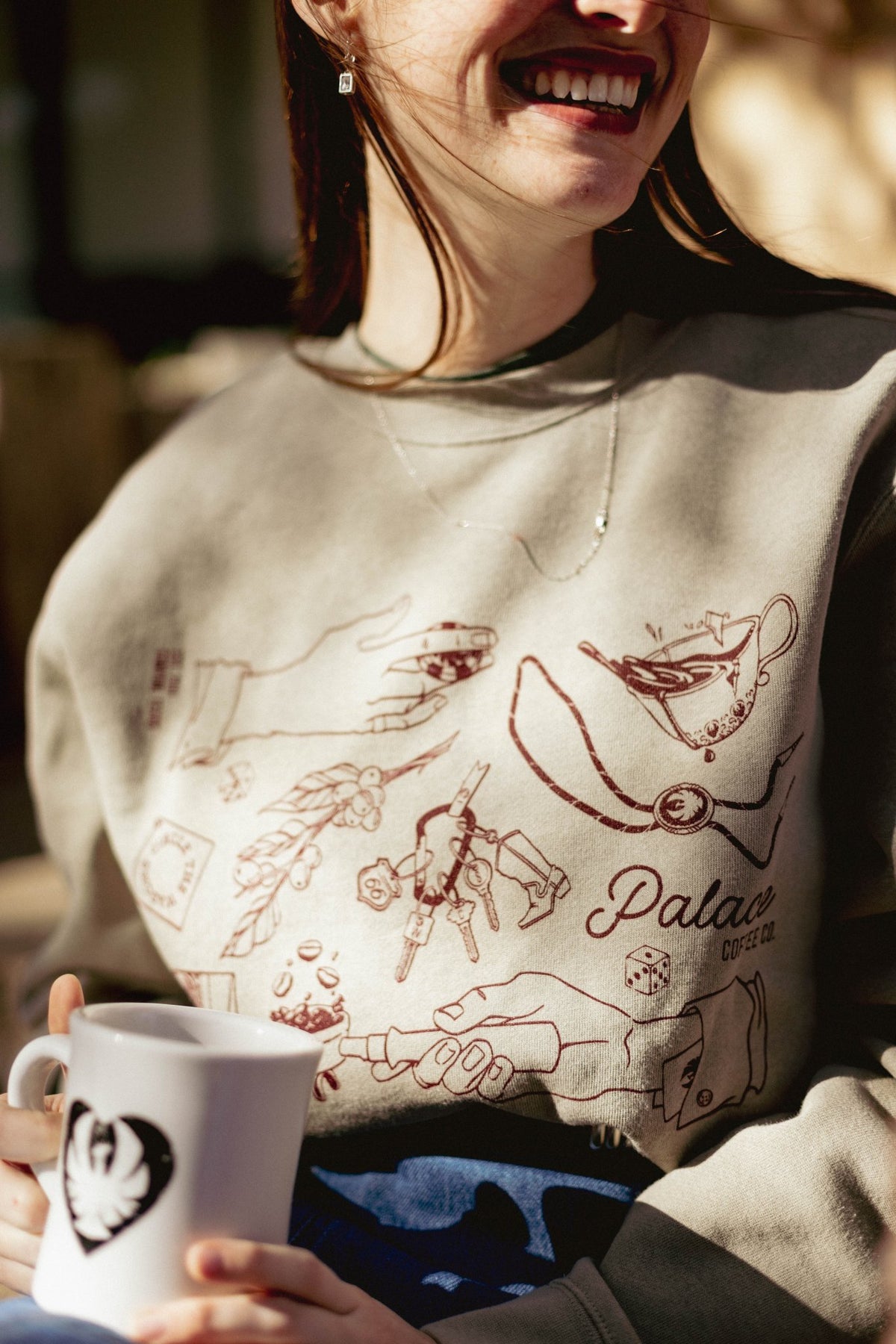 PALACE PATCHWORK CREWNECK - Palace Coffee Co. - Merch