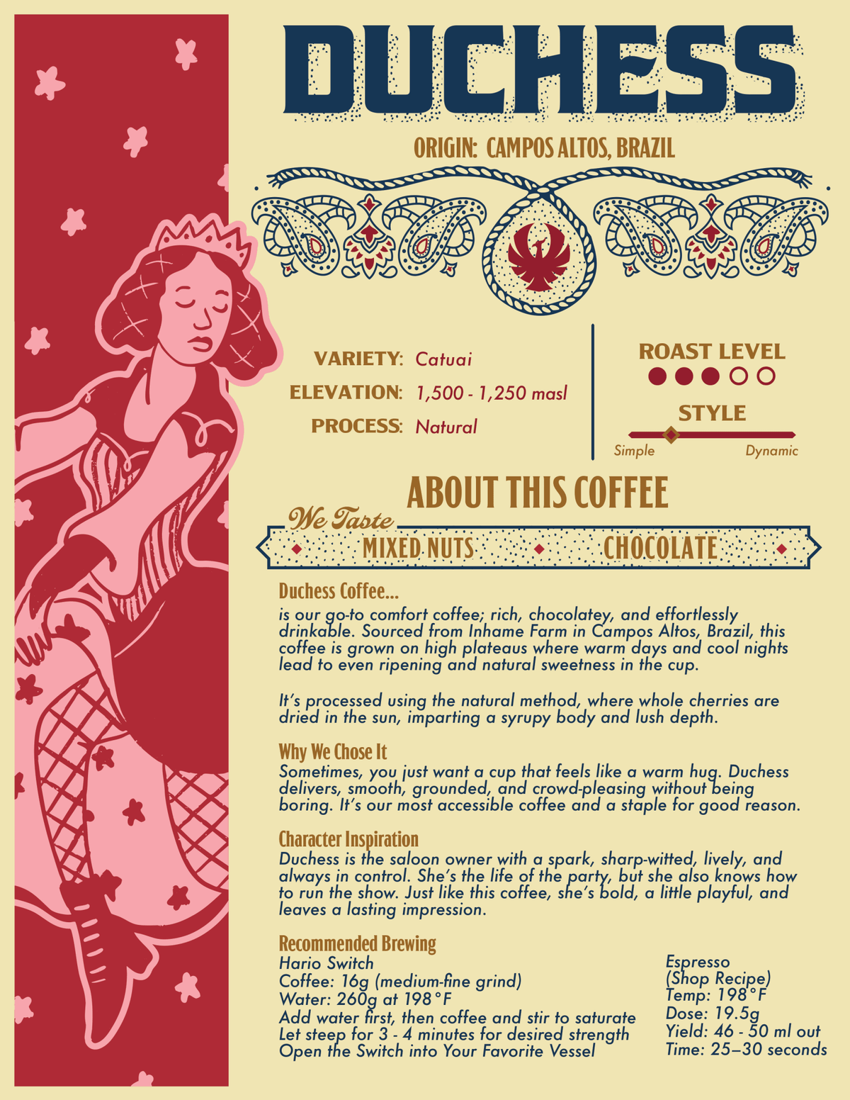 DUCHESS - Palace Coffee Co. - Wholebean