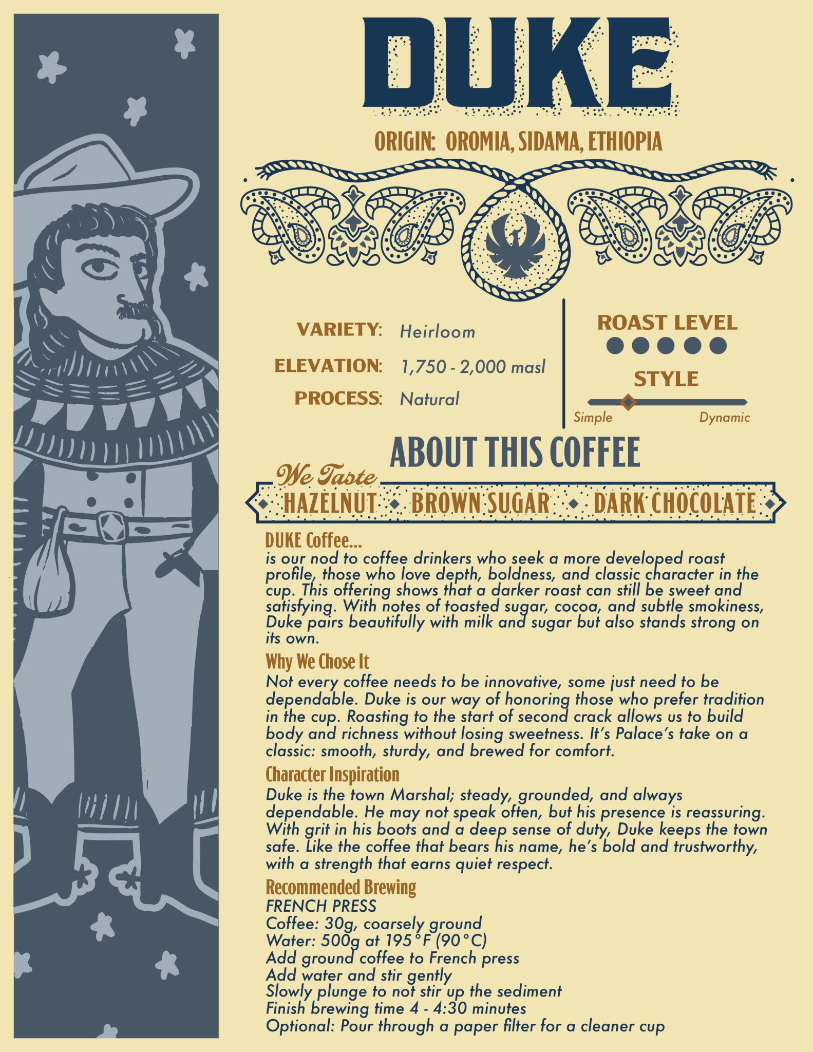 DUKE - Palace Coffee Co. - Wholebean