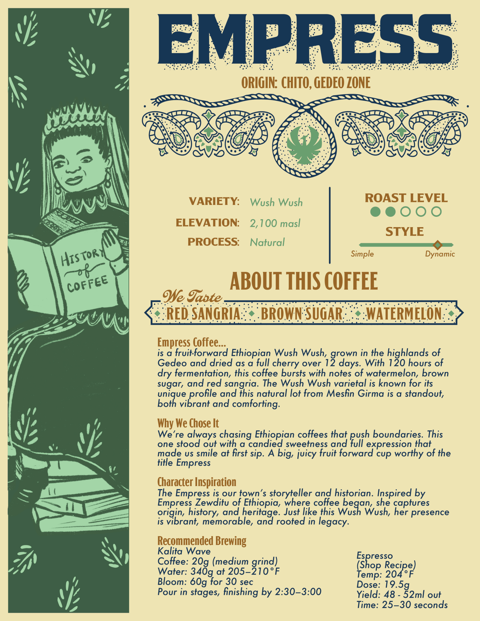 EMPRESS - Palace Coffee Co. - Wholebean