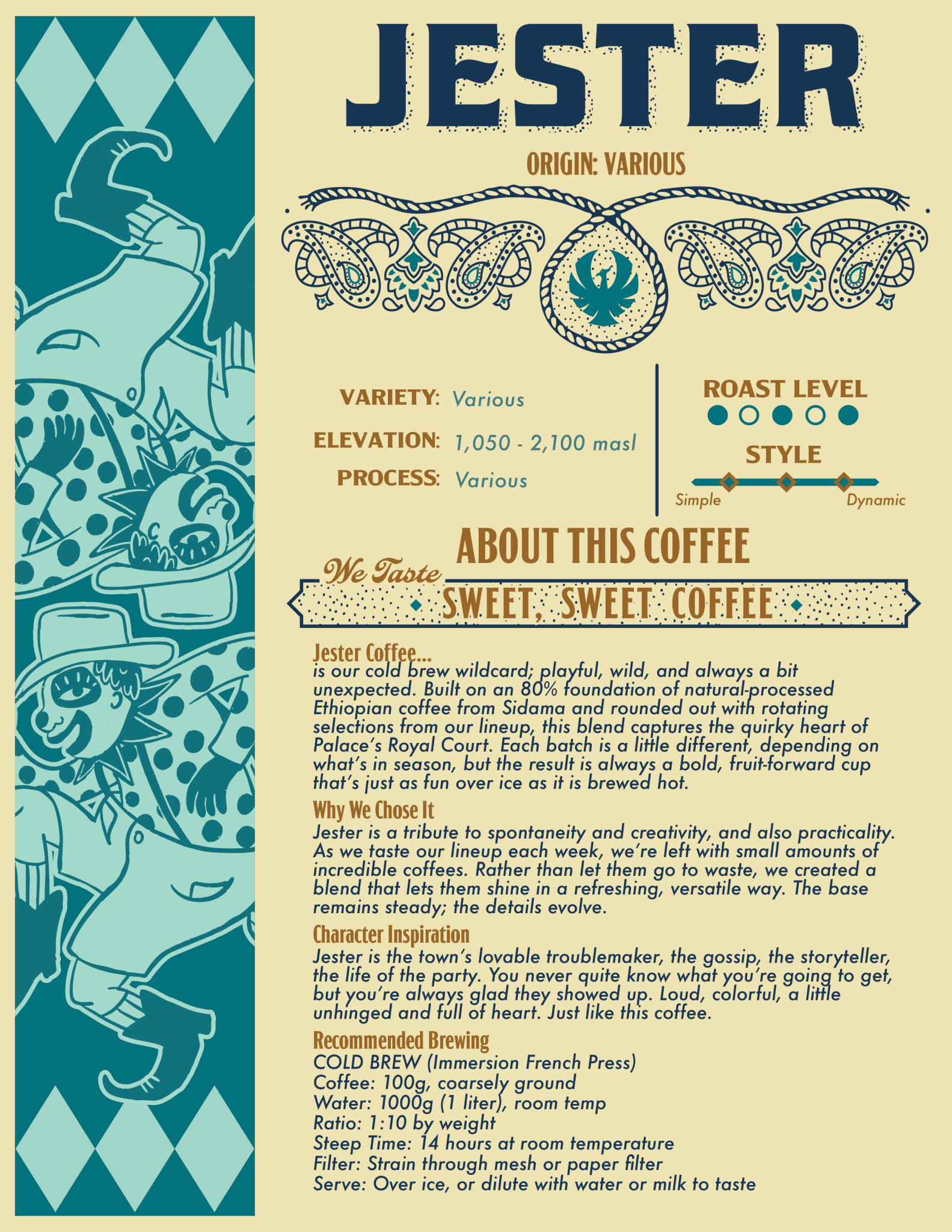 JESTER - Palace Coffee Co. - Wholebean