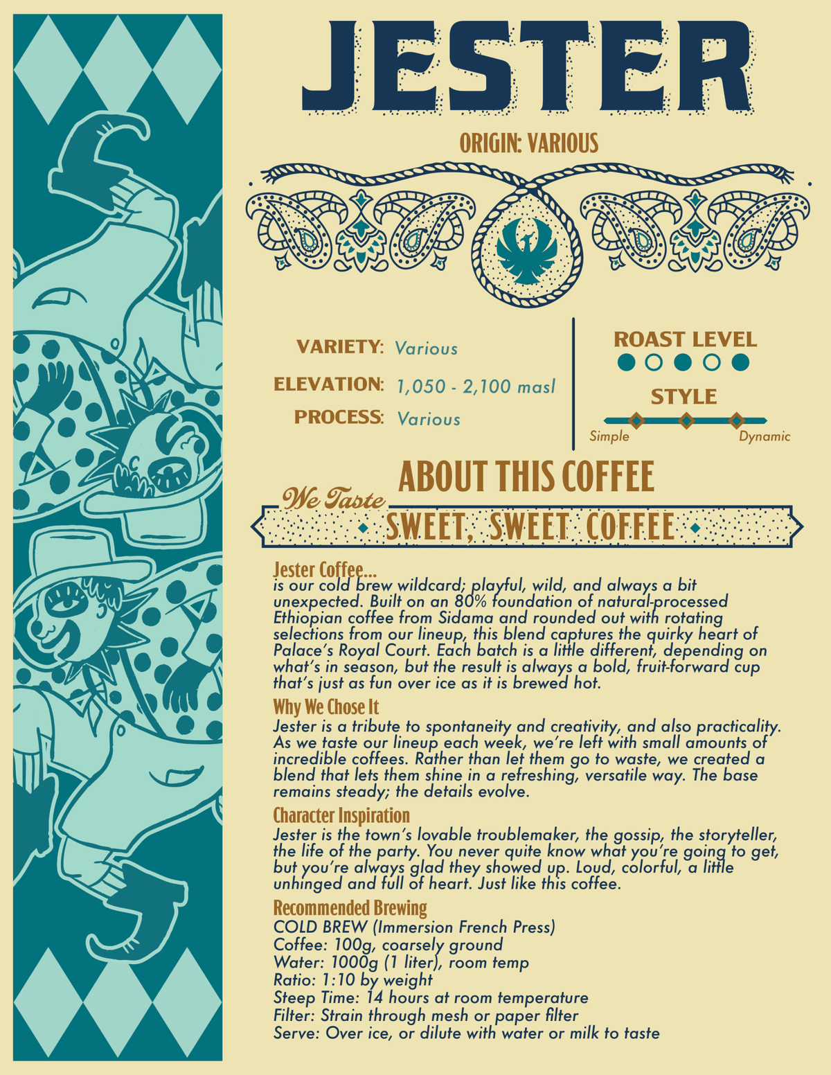 JESTER - Palace Coffee Co. - Wholebean