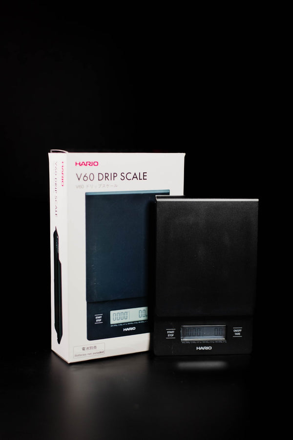 Hario V60 Drip Scale with built in timer for pour over coffee