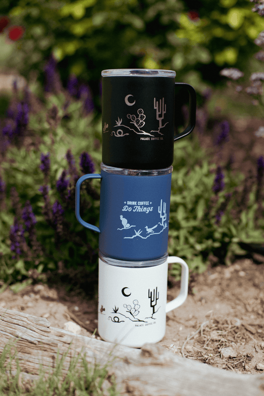 PALACE "DRINK COFFEE, DO THINGS" CAMP MUG - Palace Coffee Co. - Merch