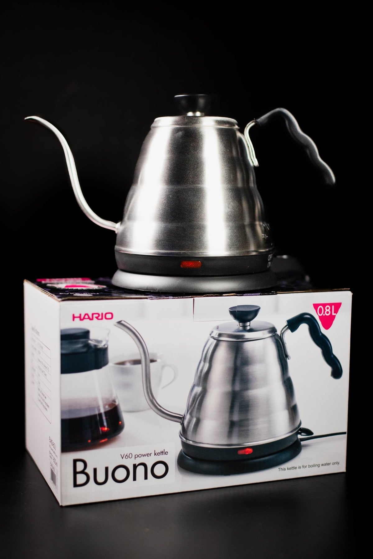 HARIO V60 "BUONO" ELECTRIC DRIP KETTLE - Palace Coffee Co. - 