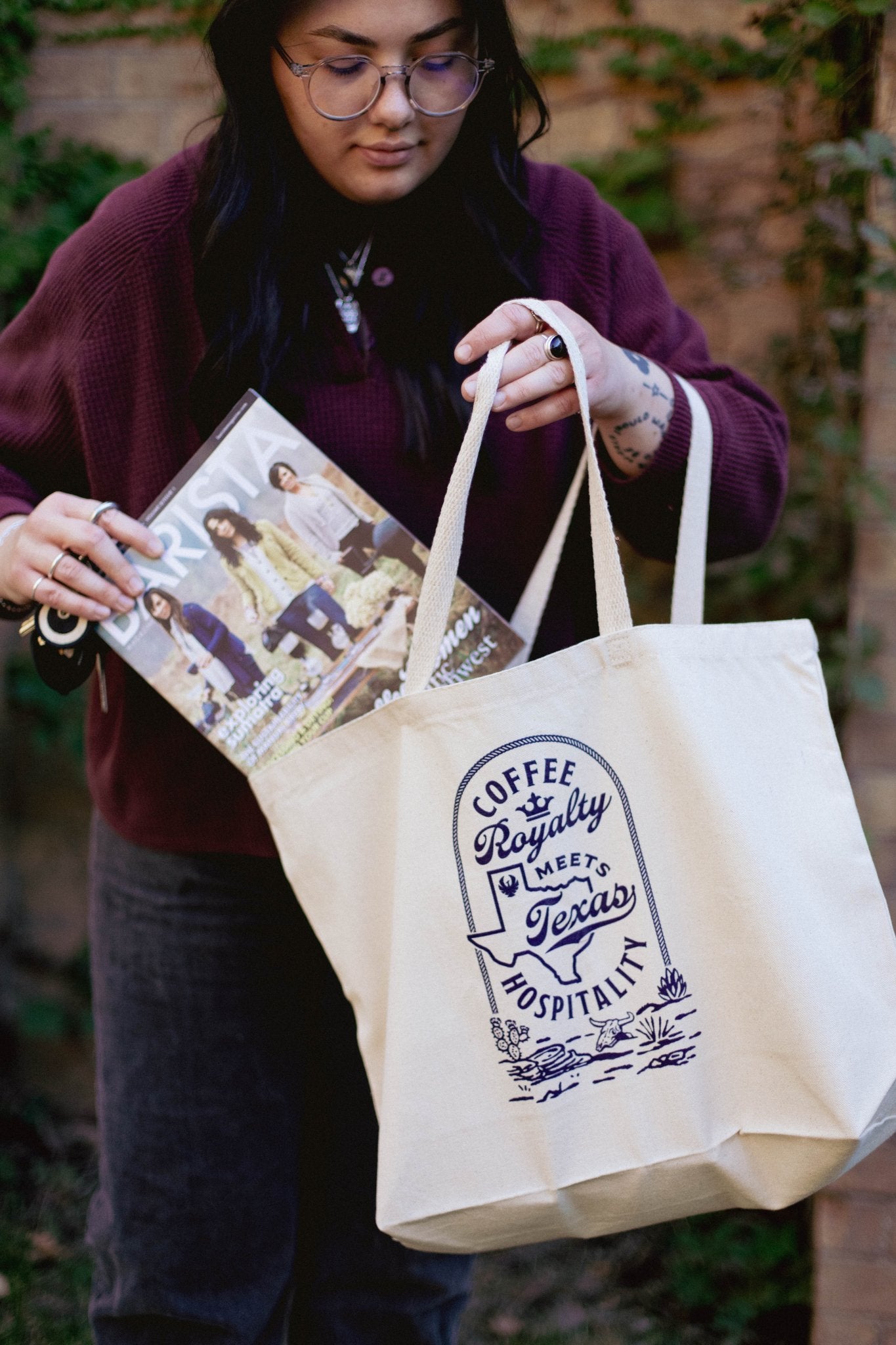 TEXAS HOSPITALITY TOTE - Palace Coffee Co. - Merch