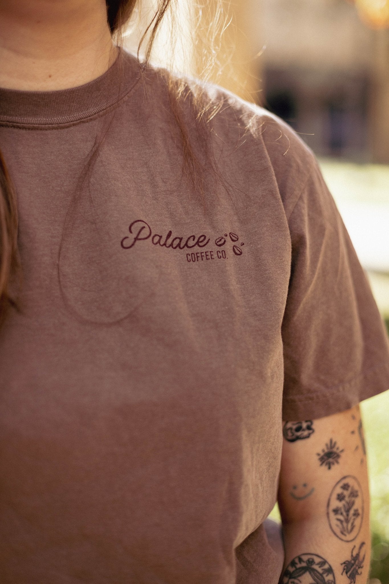 PALACE PATCHWORK TEE - Palace Coffee Co. - Merch