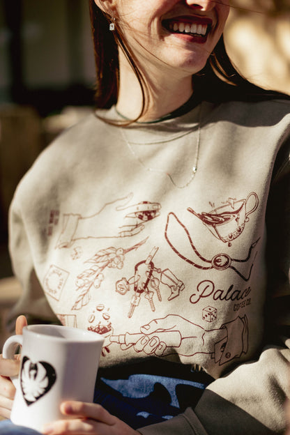 Palace Patchwork Crewneck