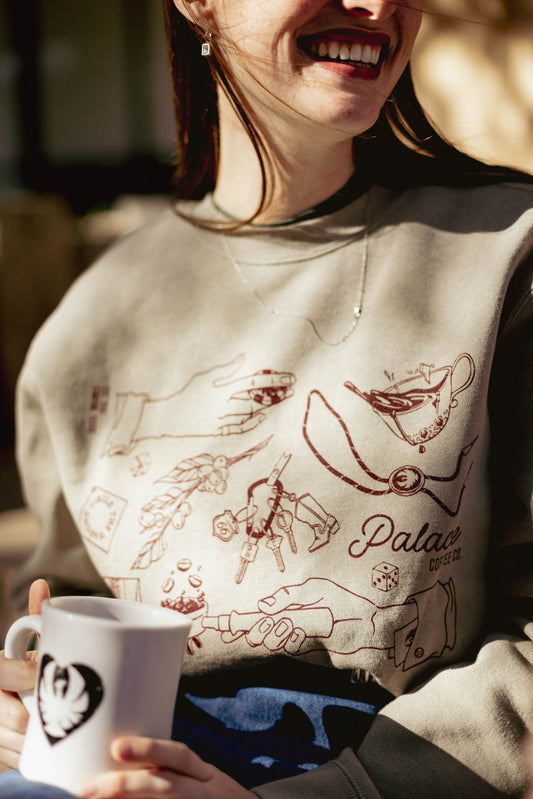 Palace Patchwork Crewneck