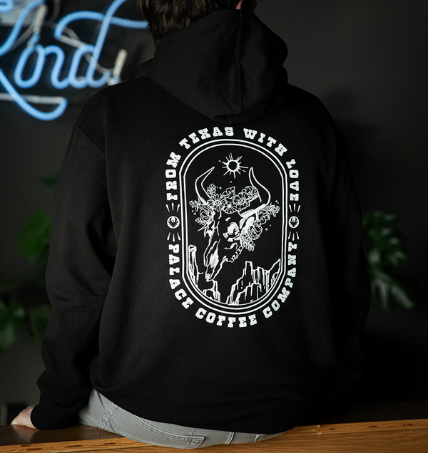 Black- "From Texas with Love" Hoodie