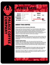 Load image into Gallery viewer, Pendi Gayo - Feature coffee
