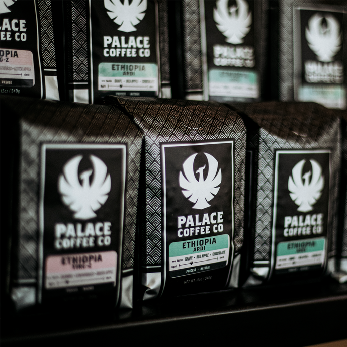 Can't decide what kind of coffee you'd like? Let us surprise you with our favorite by Palace Coffee Co! 